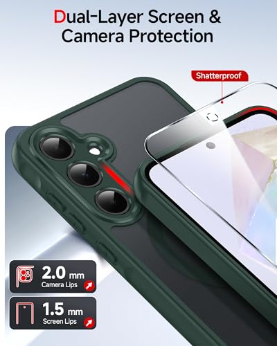 Coque Galaxy A35 5G Mag-Safe antichoc avec vitre de protection