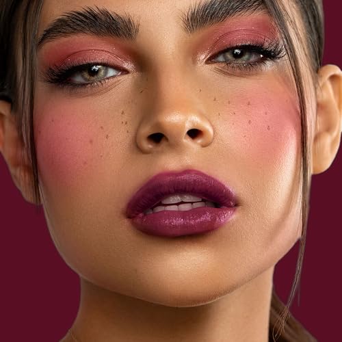 Image of Depuplum Dark Purple Lipstick for Women Moisture Lip Gloss Tinted Lip Balm | Sheer Nourishing Hydrating Glossy Creamy Lipstick Glow Reviver Lip Stick for Dry Lips,DM93 Grape Purple