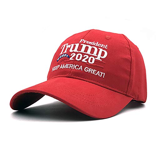 Fleurapance Donald Trump Hat Verstellbarer Baseball-Hut 2020 Keep America Great Cover