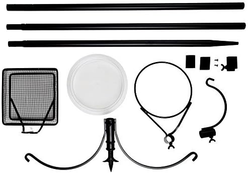 Useful. It's Premium Bird Feeding Station Kit, 22" Wide x 91" Tall, A Multi Feeder Hanging Kit and Bird Bath for Attracting Wild Birds