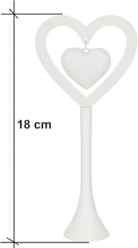 Romantik Masa Dekoru - Beyaz - Yemek Masası Aksesuar - Hediye 3'lü Set