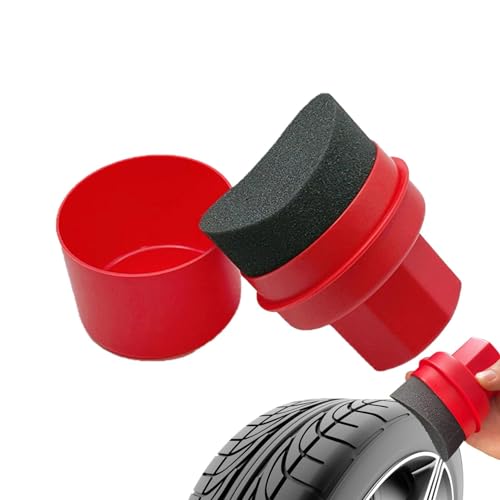 Tire Dressing Applicator Pad Applicator Pad Applicateur de pneu de voiture, Tampon applicateur de cire brillante pour pneus, outils de nettoyage des pneus, tampon applicateur pour pansement élastique