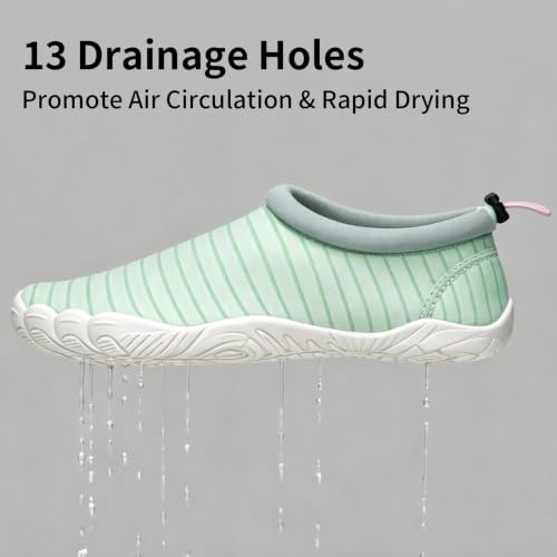 Image of Mishansha Water Shoes Women Wide Toe Quick Dry Aqua Shoes | Adult Swim Shoes Anti-slip Five Finger Barefoot Shoes For Beach Hiking Yoga Reefing Surfing River
