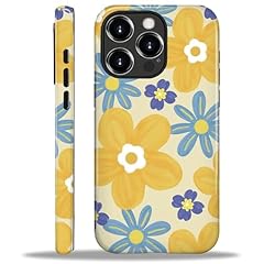 Blue Yellow Flower Cute