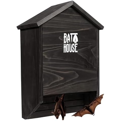 Sobalai Big Bat House, Bat Houses for Outdoors for Tree, 2 Chamber Bat Boxes for Outside, Wooden Bat Roost to Attract Bats-Durable Cedar Wood and Easy to Install Cover