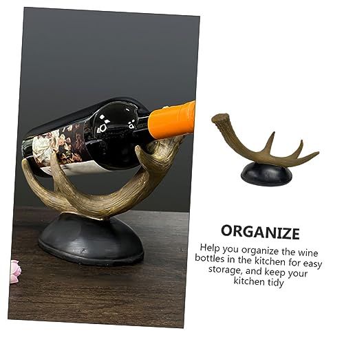 Soporte para Botellas de Vino Estilo Vintage en Resina miniatura 7
