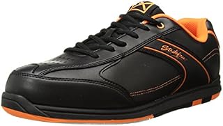 KR Strikeforce Bowling Shoes Mens Flyer Bowling Shoes- M US, Black/Orange, 10