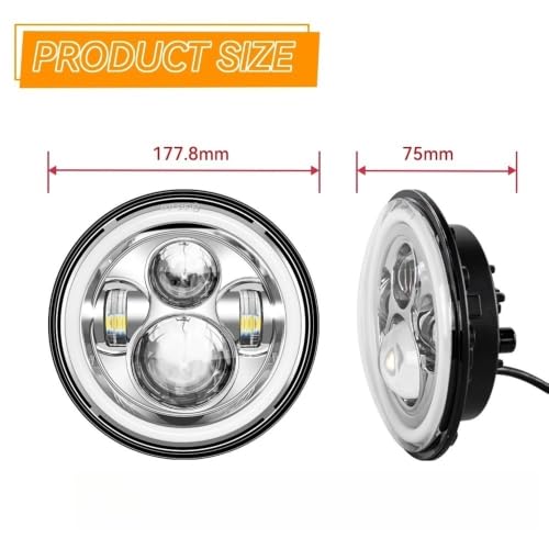 JVA2HP Phares avant pour la glisse sur route pour Road King pour – vue 2