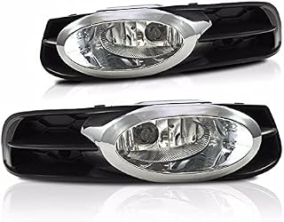 ROXX Fog Lights Sets For 2012-2013 Honda Civic 2 Door Coupe With Bulb H11 12V 55W Driver and Passenger Side +Wiring Harness Kit + Switch (Clean)