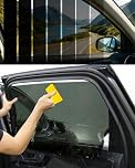 35% VLT Car Window Tint Solar Film 3 Metre Roll - Professional Self-Adhesive Auto & Home Glass | Limo Black Privacy + High UV Block | Includes Installation Tool Kit