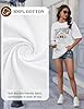 CMTOP Oversized T Shirts Women Crew Neck Short Sleeve Summer Tops Women's Cotton Letter Printed T-Shirts Casual Loose Graphic Tee Shirts Tunic Tops (White, XXL) #4