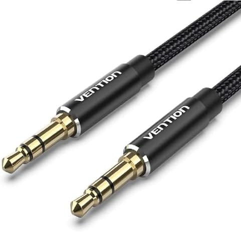 Cabo Auxiliar Audio Estéreo P2 Fone 3.5mm 3 metros Vention