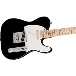 Squier Sonic Telecaster MN Black – Guitare Électrique - Les Beatles, Paul McCartney, John Lennon, RIngo Starr, George Harrison Squier Sonic Telecaster MN Black - Guitare Électrique – Image 4