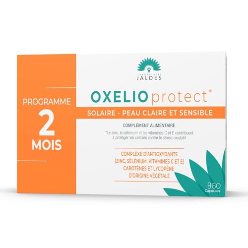 OXELIO PROTECT 60 Capsules | Solaire | Peaux Claires, Sensibles, Réactives | Préparer à l’Exposition au Soleil et Sublimer son Été | Caroténoïdes Naturels, Vitamines et Minéraux | LABORATOIRE JALDES – vue 5