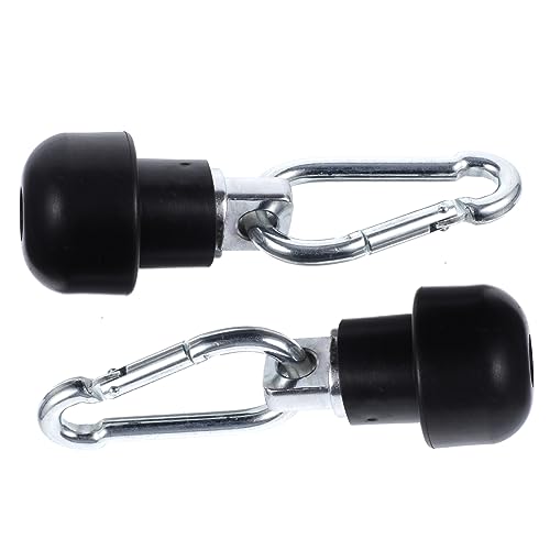 JOINPAYA Gym Machine Accessories Cable Wire Rope End Adapter with Snap Hook 2.75X1.81X1.81In High Strength Lock Adapter for Workout Equipment 2 Sets by JOINPAYA - Used condition - CA$19.99