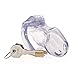 Lightweight Premium Medical Grade Resin Chastity Device Male Briefs With Discreet Packing (transparent)