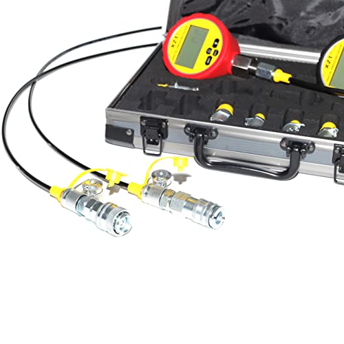 Xzt 70M Digital Hydraulic Pressure Test Coupling Kit,Pressure Gauge,Test Hose,Test Point For Excavator Construction Machinery Repair #TOP3