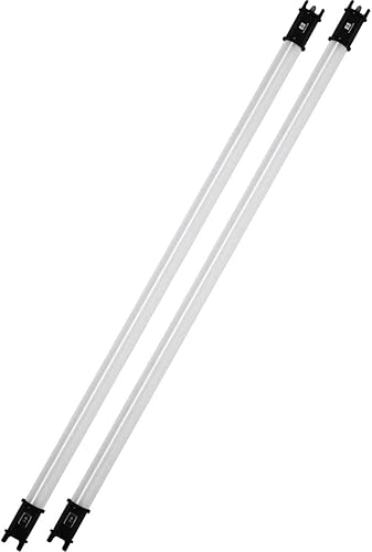 Nanlite PavoTube II 30C 4' RGBWW LED Tubo Luz 55W Batería interna CRI 97 15-FX Bluetooth App DMX 2.4G Kit de 2 luces