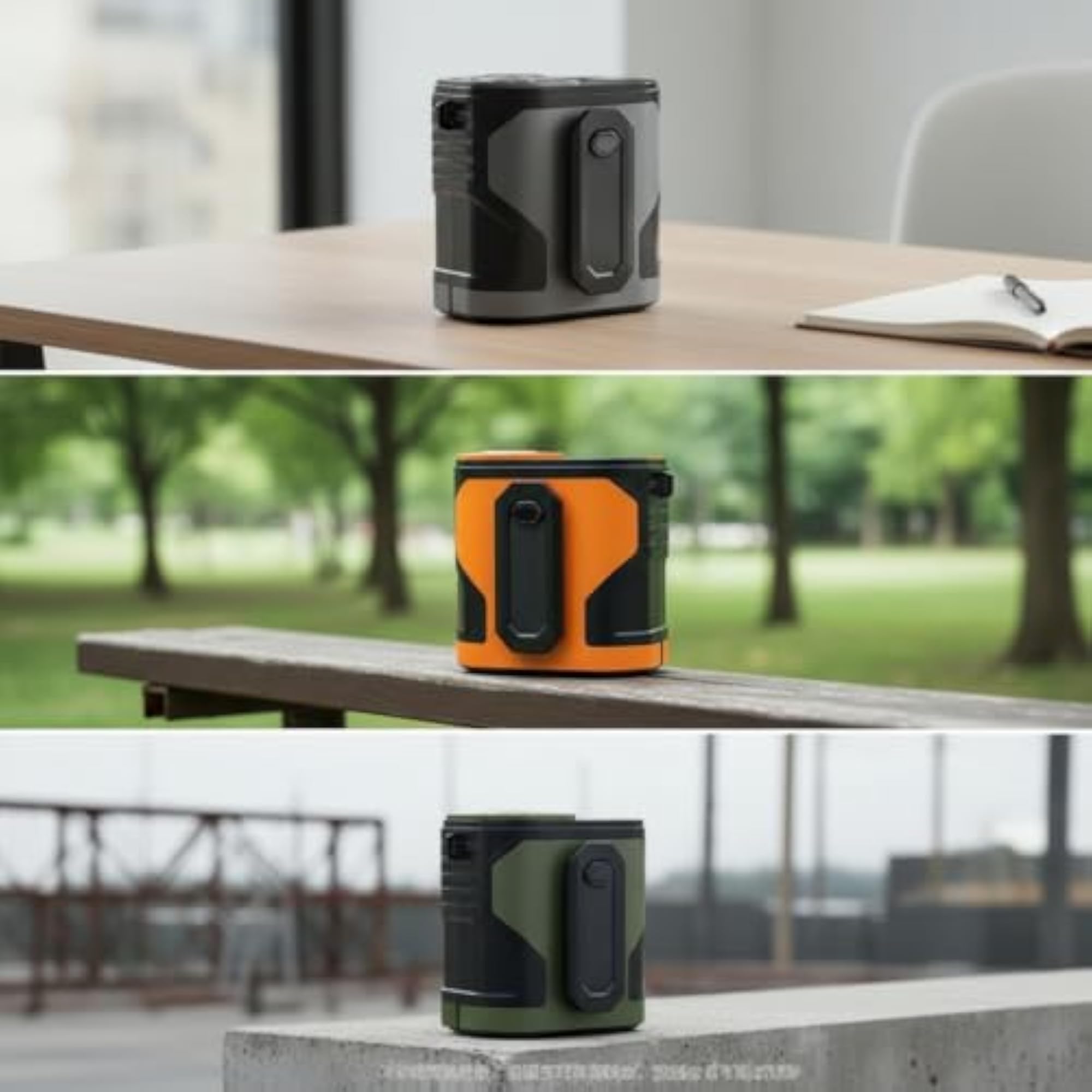 Rechargeable Waist Fan, Hands-Free Attach-on Design