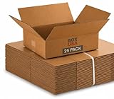 BOX USA Shipping Boxes Medium 12'L x 9'W x 4'H 25-Pack - Corrugated Cardboard Box for Moving, Mailing, Packing, Packaging and Storage