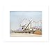Santa Monica Wall Art, California Coastal Beach Landscape Decor, 8x10 Matted Photographic Print (fits 11x14 frame), ‘Santa Monica Pier'
