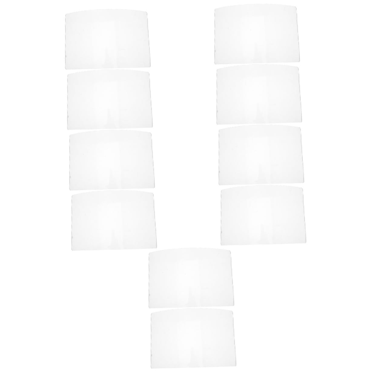 10pcs Sandblasting Protective Lens Sandblasting Hood Cover for Sanding Grinding Lightweight Design for Extended Use against Splashes