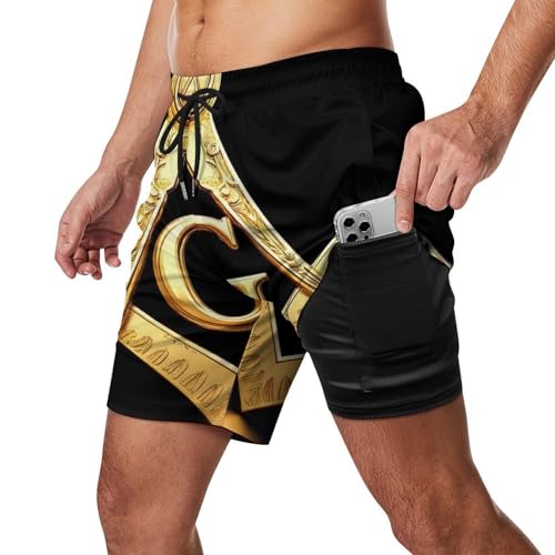 Quick Dry Swim Shorts with Mesh Lining Casual Classic Swim Trunks2