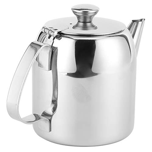 Tetera de acero inoxidable 500ml para restaurante, cafetería y servicio de té 8