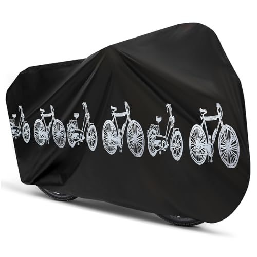 Bike Cover, Waterproof Bicycle Cover Indoor Outdoor Storage- Waterproof, Dustproof, UV-Resistant, Durable, Fits Most Bikes（200x100cm）