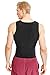 Sweat Shaper Men’s Premium Slimming Shapewear Workout Sauna Tank Top Vest, Black, Small - Medium