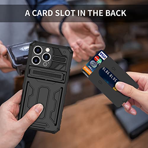 PokiVali for iPhone 15 Pro Max Wallet Case with Card Holder, Black by PokiVali - Used condition - Image 3