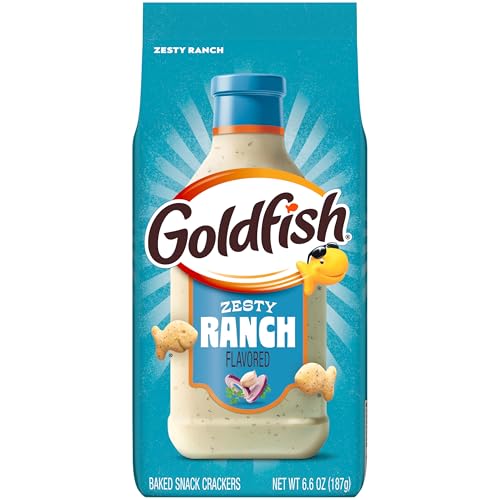 Goldfish Zesty Ranch Flavored Crackers, 6.6 Oz Bag