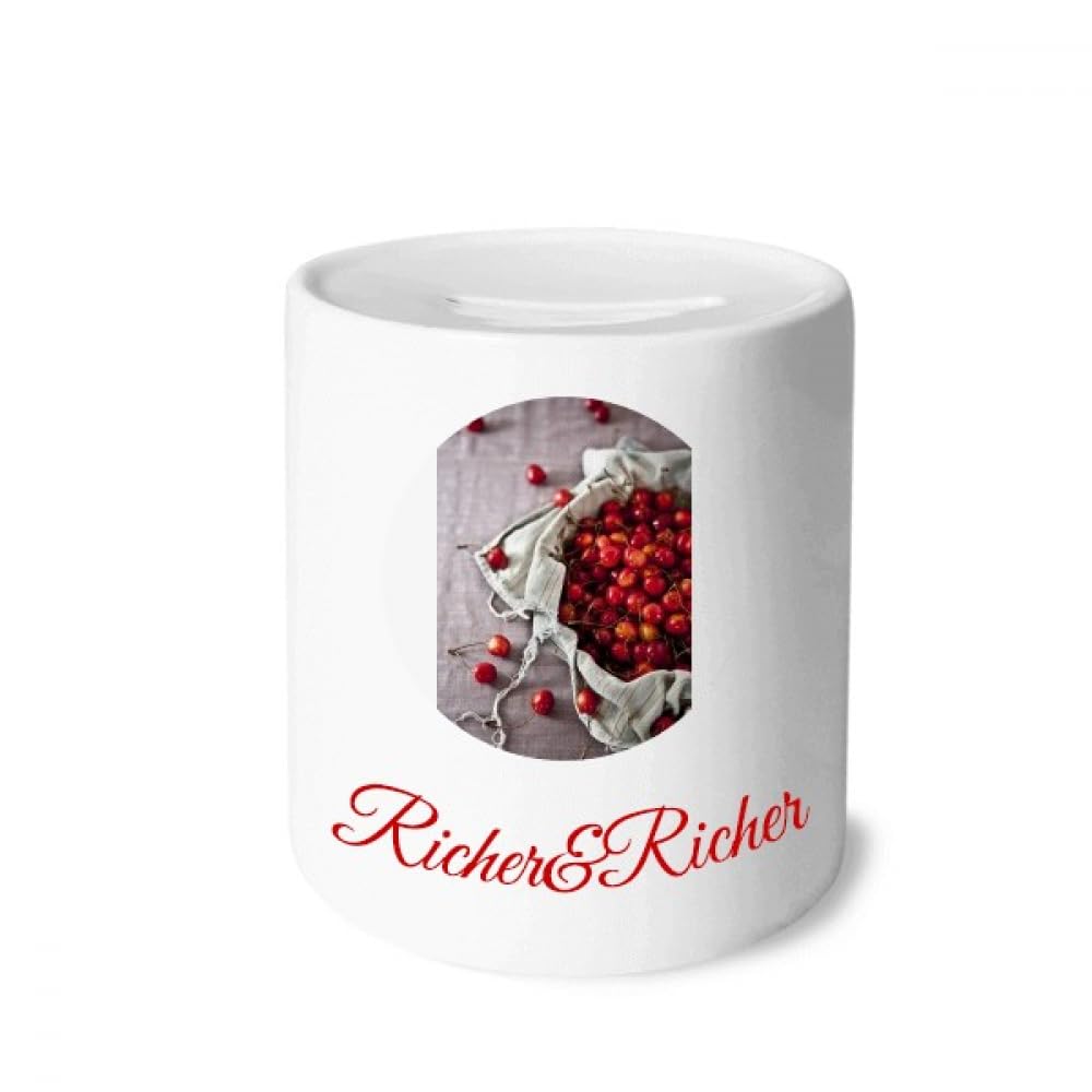 Photographie de cerise rouge grand format pour decoration murale