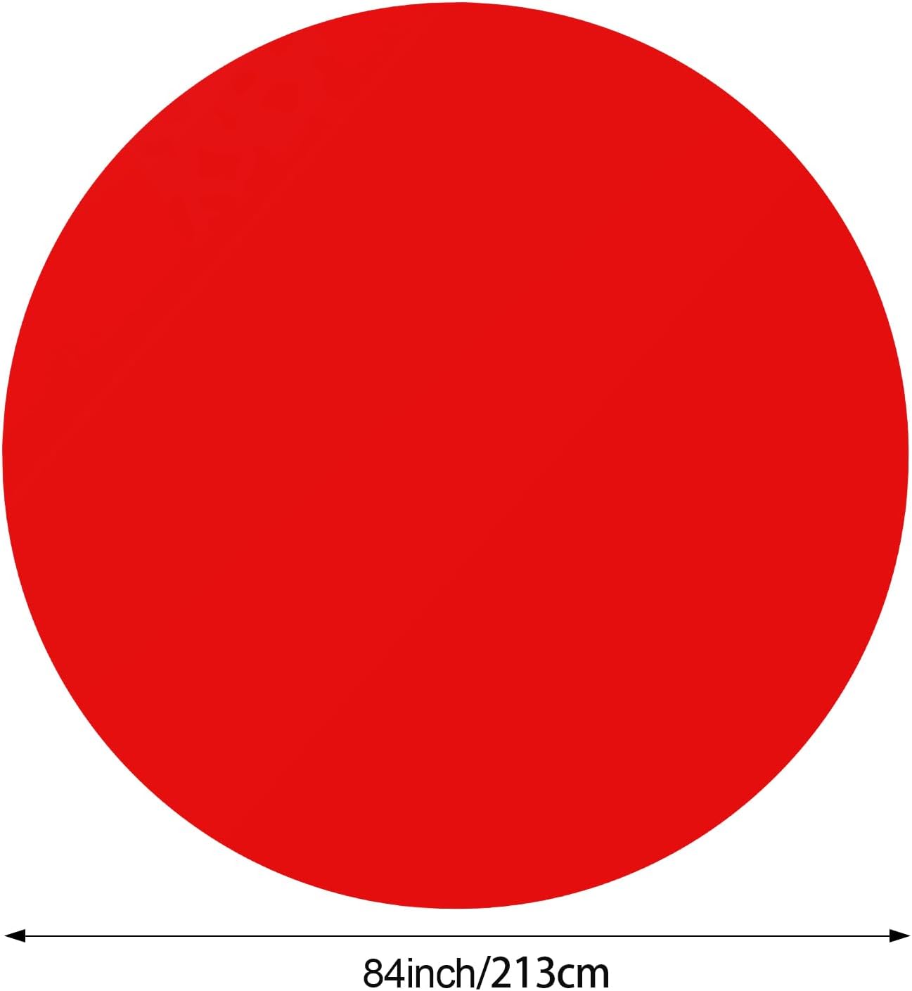 Oudain 12 Pcs Round Tablecloth 84 Inch Plastic Disposable Table Cover Stain and Wrinkle Resistant Tablecloths for Graduation Baby Shower Wedding Party Decoration (Multi Colors)