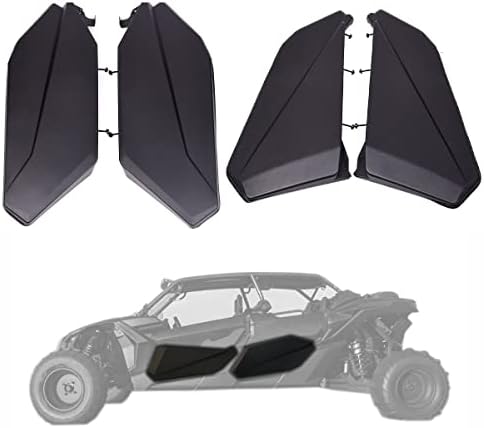 Lower Door Panels Insert Kit for Can Am Maverick X3 MAX 2017 2018 2019 2020 2021 2022 2023 2/4 Door (4 Door)