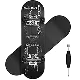 Dizywiee Finger Skateboard, Wooden FingerboardsToy with Bearing Wheel, Mini Skateboard, Birthday Gif