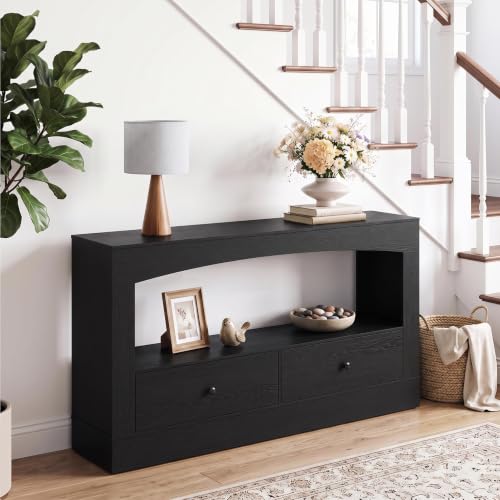 Modern Narrow Wooden Console Table for Entryway, Hallway...