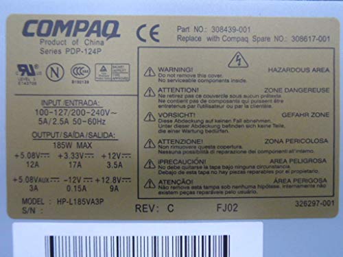 Fuente de alimentación HP 185W para PC Business D530 SFF