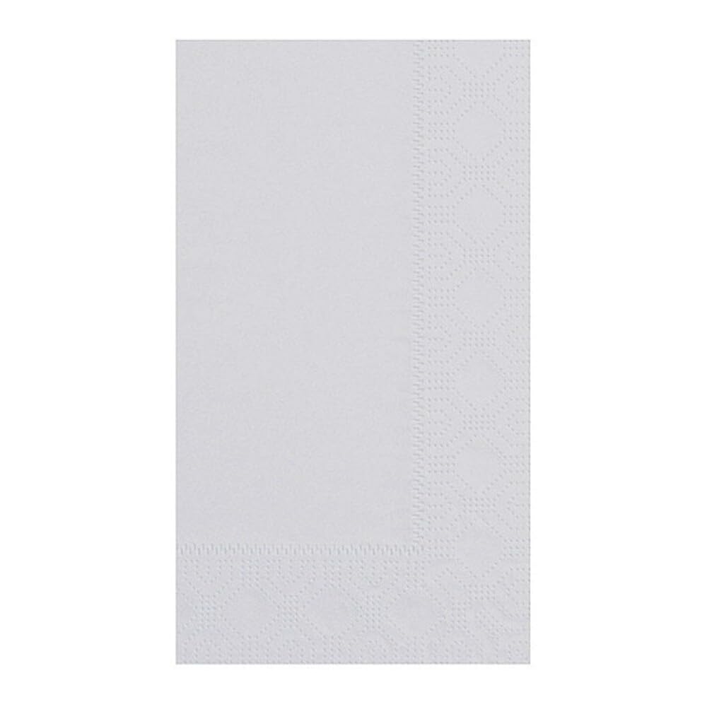Hoffmaster 180518 servilletas de papel, diseño de patrón en relieve, 2 capas, pliegue 1/8, 17 cm de largo x 15 "Ancho, Paloma gris (8 paquetes de 125)