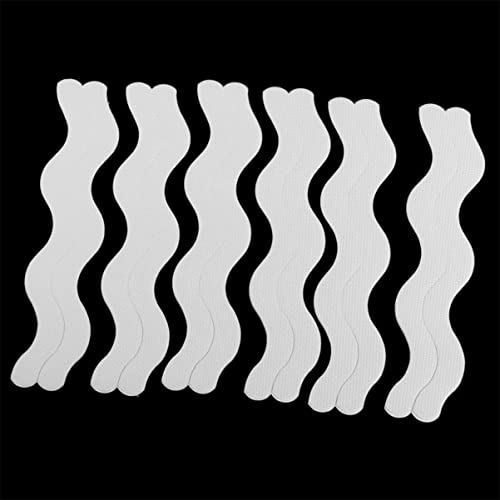 Ounona 48Pcs Anti Slip Strips Stickers With Wave Pattern For Bath Shower (White) #TOP4