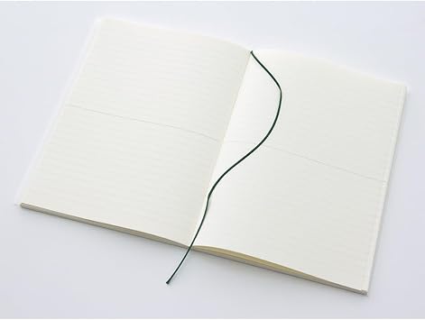 DESIGNPHIL 15294006 Midori Notebook, MD Notebook, A5, Horizontal Ruled + Notebook Cover