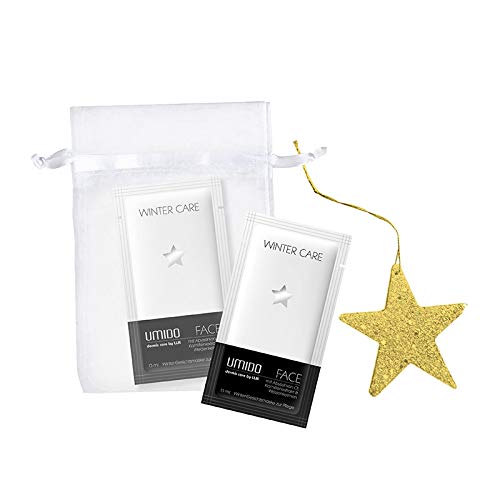UMIDO Beautyset Gesichtsmaske Winter 15 ml Abyssinian-Öl, Kamillenextrakt und Weizenkeimen & Sternchen-Anhänger - 1 x 15 ml + 1 x Anhänger + Organza-Säckchen (6-BYS)