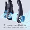 JISULIFE FA14 Hands Free Neck Fan & 2024 3-IN-1 Handheld Fan Life7 with Powerful Wind and Foldable Design