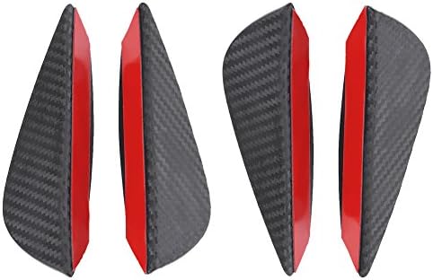 6 Stücke Universal Auto Spoiler Canards Kit Carbon Produktbild-Vorschau 10