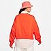 Nike, Women's, Sportswear Phoenix Fleece Over-Oversized Crew-Neck Sweatshirt, Picante Red/Sail, XL