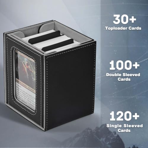 Image of ZLCA 4 PCS MTG Commander Deck Box, Holds 110+ Double Sleeved Cards