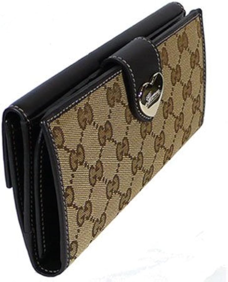 Amazon | [グッチ] 新品 203550-FFPAG-9643 ハートモチーフ長財布/W