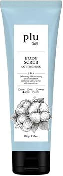 Plu 365 Body Scrub Cotton Musk 100g Cotton Floral Body Scrub