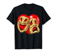 love for theater and theatrical shows featuring comedy and tragedy masks or theatrical masks They are also referred to as the masks of drama or Thalia and Melpomene named after the ancient Greek muses of comedy Thalia and tragedy Melpomene masks symb...