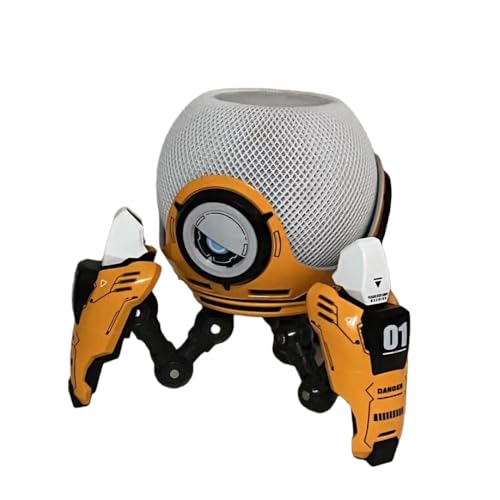 XVVXHomePod Mini �X�^���h�A�f�X�N�g�b�v�����A�|�[�^�u�� �f�U�C�� �A�N�Z�T���AEcho Dot (�� 4 ���エ��ё� 5 ����) �܂��� HomePod Mini �ƌ݊�������A�����\�ȃX�^���h�B (�I�����W)